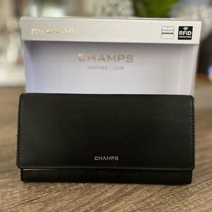 Champs Ladies Leather Flap-Clutch Wallet